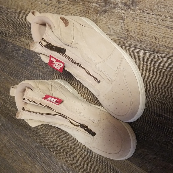 Nike Shoes - NIKE Air Jordan 10 Women Hightop Balarina Pink Suede Zip up EXCELLENT condition